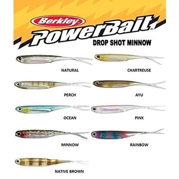 Berkley Powerbait Drop Shot 5 cm 6'lı Minnow Sahte Balığı