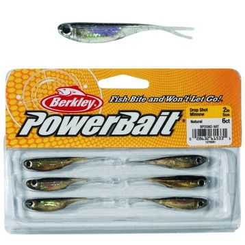 Berkley Powerbait Drop Shot 5 cm 6'lı Minnow Sahte Balığı