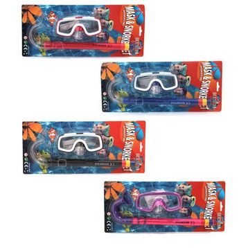 Bermuda Maske Mavi Şnorkel Set