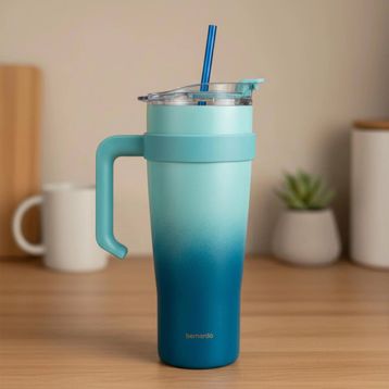 Bernardo Alto Lacivert 1000 ml Pipetli Termos Bardak