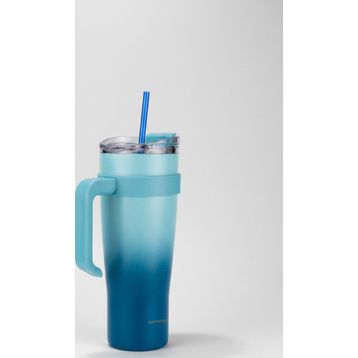 Bernardo Alto Lacivert 1000 ml Pipetli Termos Bardak