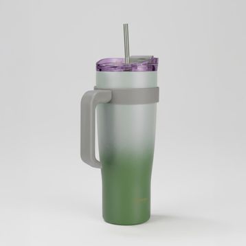 Bernardo Alto Yeşil 1000 ml Pipetli Termos Bardak