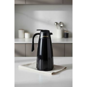 Bernardo Velana Siyah 1.5 lt Cam Termos