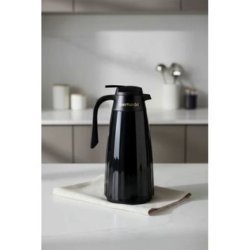 Bernardo Velana Siyah 1.5 lt Cam Termos
