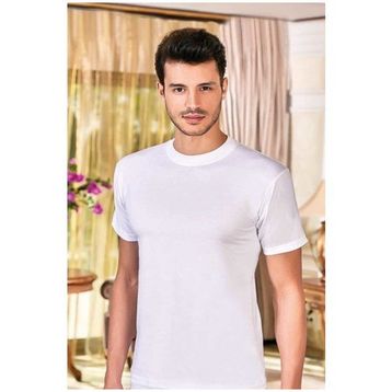 Berrak 1003 O Yaka 6'lı Beyaz Erkek Atlet