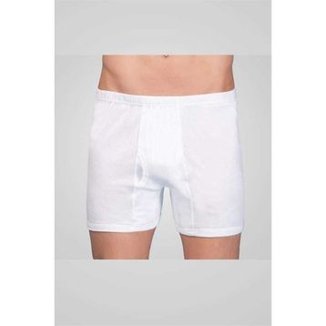 Berrak 1010 Beyaz Ribana Erkek Boxer