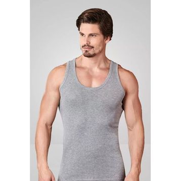 Berrak 1016 Ribana Rambo 6'lı Paket Gri Erkek Atlet