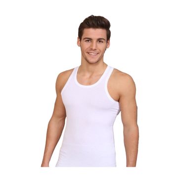 Berrak 1029 Likralı Elastan Rambo Beyaz Erkek Atlet