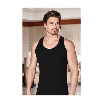 Berrak 1029 Likralı Rambo 7'li Paket Siyah Erkek Atlet