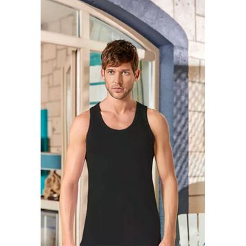 Berrak 1035-1043 Yazlık Model 6 Adet Siyah Erkek Atlet