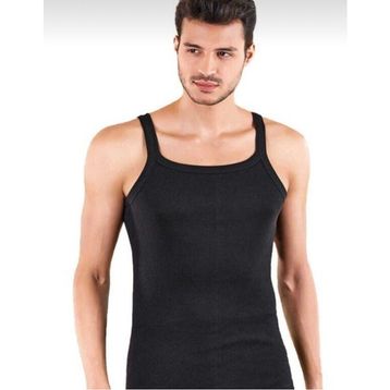 Berrak 1044 Kaşkorse Askılı Siyah Erkek Atlet