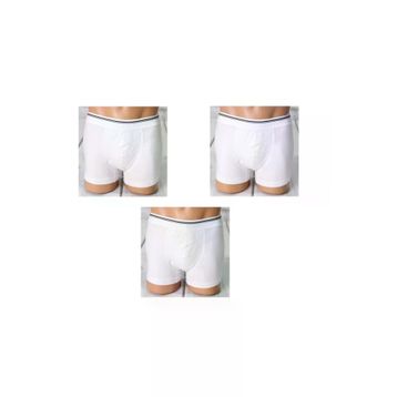 Berrak 1097 3 Adet Beyaz Erkek Boxer