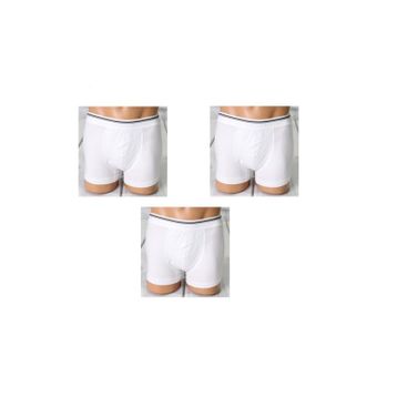 Berrak 1097 3 Adet Beyaz Erkek Boxer