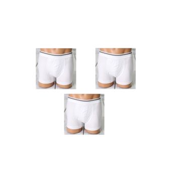 Berrak 1097 3 Adet Beyaz Erkek Boxer