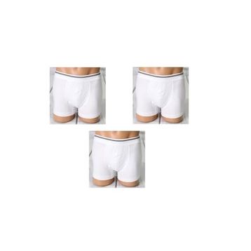 Berrak 1097 3 Adet Beyaz Erkek Boxer