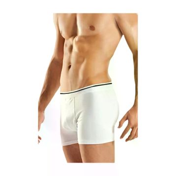 Berrak 1097 Likralı Beyaz 6'lı Paket Erkek Boxer