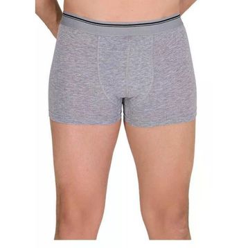 Berrak 1097 Likralı Düz Tekli Gri Erkek Boxer