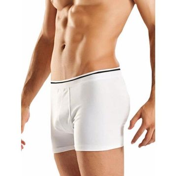 Berrak 1097 Likralı Esnek 3'lü Beyaz Erkek Boxer
