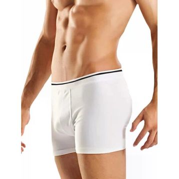 Berrak 1097 Likralı Esnek 6'lı Beyaz Erkek Boxer