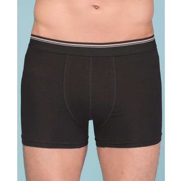 Berrak 1097 Likralı Penye Siyah Erkek Boxer