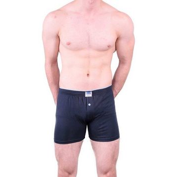 Berrak 1099 Düğmeli Penye 3'lü Füme Erkek Boxer