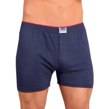 Berrak 1099 Düğmeli Penye 6'lı Lacivert Erkek Boxer