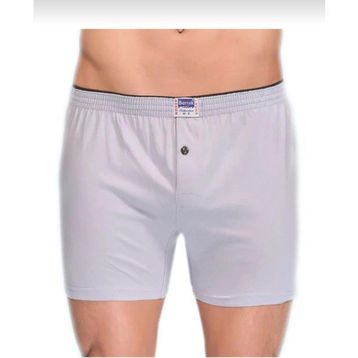 Berrak 1099 Penye Şort 3'lü Gri Erkek Boxer