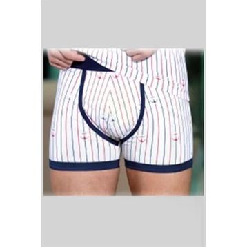 Berrak 1107 Çapa Ve Çizgi Baskı Erkek Boxer