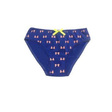 Berrak 11103 Kadın İçin Saks Kurdele Süslemeli Bikini