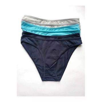 Berrak 2056 Likralı 6'lı Slip Gri Kadın Külot