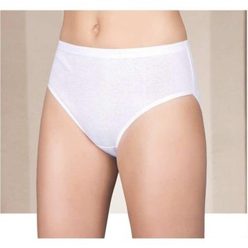 Berrak 2064 Ribana Biyeli Bato 12 Adet Beyaz Kadın Külot