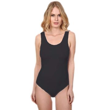 Berrak 2084 Siyah Kadın Çıtçıtlı Body
