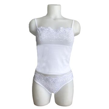 Berrak 2112 Brodeli İp Askılı Bikini Takım