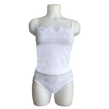 Berrak 2112 Brodeli İp Askılı Bikini Takım