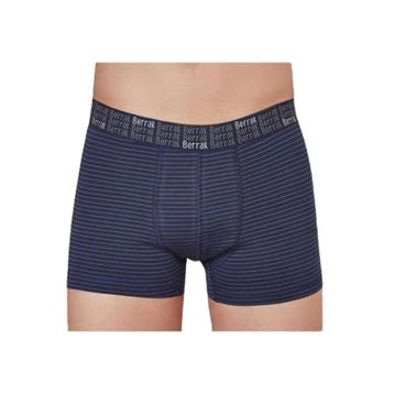Berrak 4475 Çizgili 3 Adet Lacivert Erkek Boxer