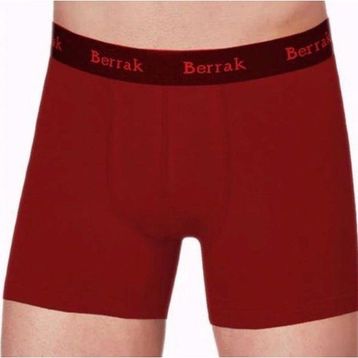 Berrak 4476 Modal Likralı 3'lü Bordo Erkek Boxer