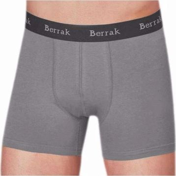 Berrak 4476 Modal Likralı 3'lü Gri Erkek Boxer