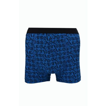 Berrak 4480 Desenli Likralı Penye Erkek Boxer