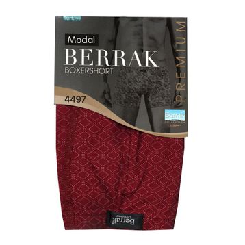 Berrak 4497 Likralı Beli İnce Lastikli Modal Erkek 3'lü Boxer