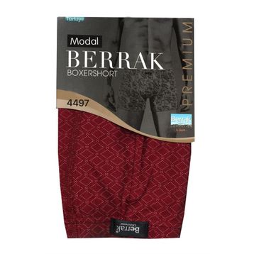 Berrak 4497 Likralı Beli İnce Lastikli Modal Erkek 3'lü Boxer