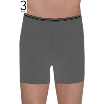 Berrak ELF568BER10973 Antrasit 3'lü Paket Likralı Erkek Boxer