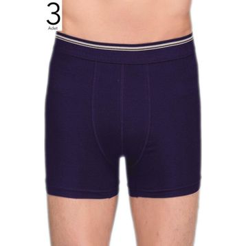 Berrak ELF568BER10973 Lacivert 3'lü Erkek Boxer
