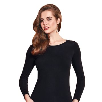 Berrak ELF568BER8028 Siyah Kadın Body