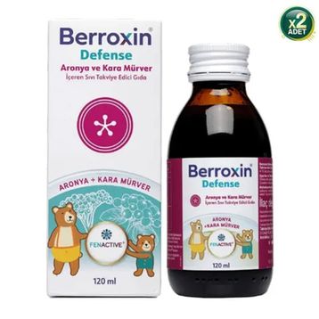 Berroxin Defense Aronya Kara Mürver 120 ml Şurup