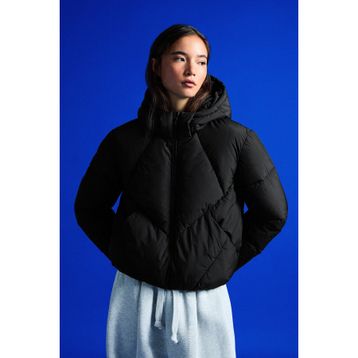 Bershka Kapüşonlu Şişme Mont