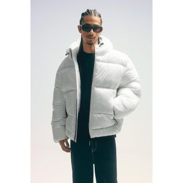 Bershka Kapüşonlu Şişme Mont