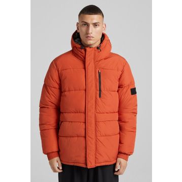 Bershka Kapüşonlu Şişme Mont