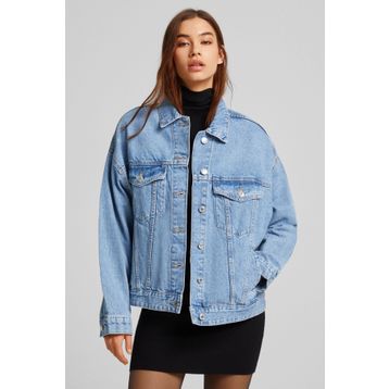 Bershka Oversize Denim Ceket
