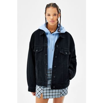 Bershka Oversize Denim Ceket