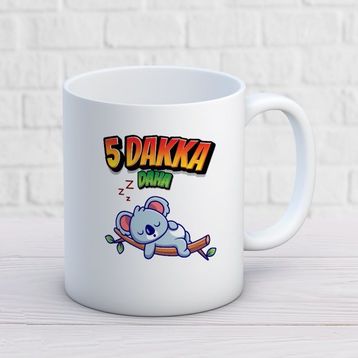 Beş Dakika Daha İki Tarafı Baskılı Kupa